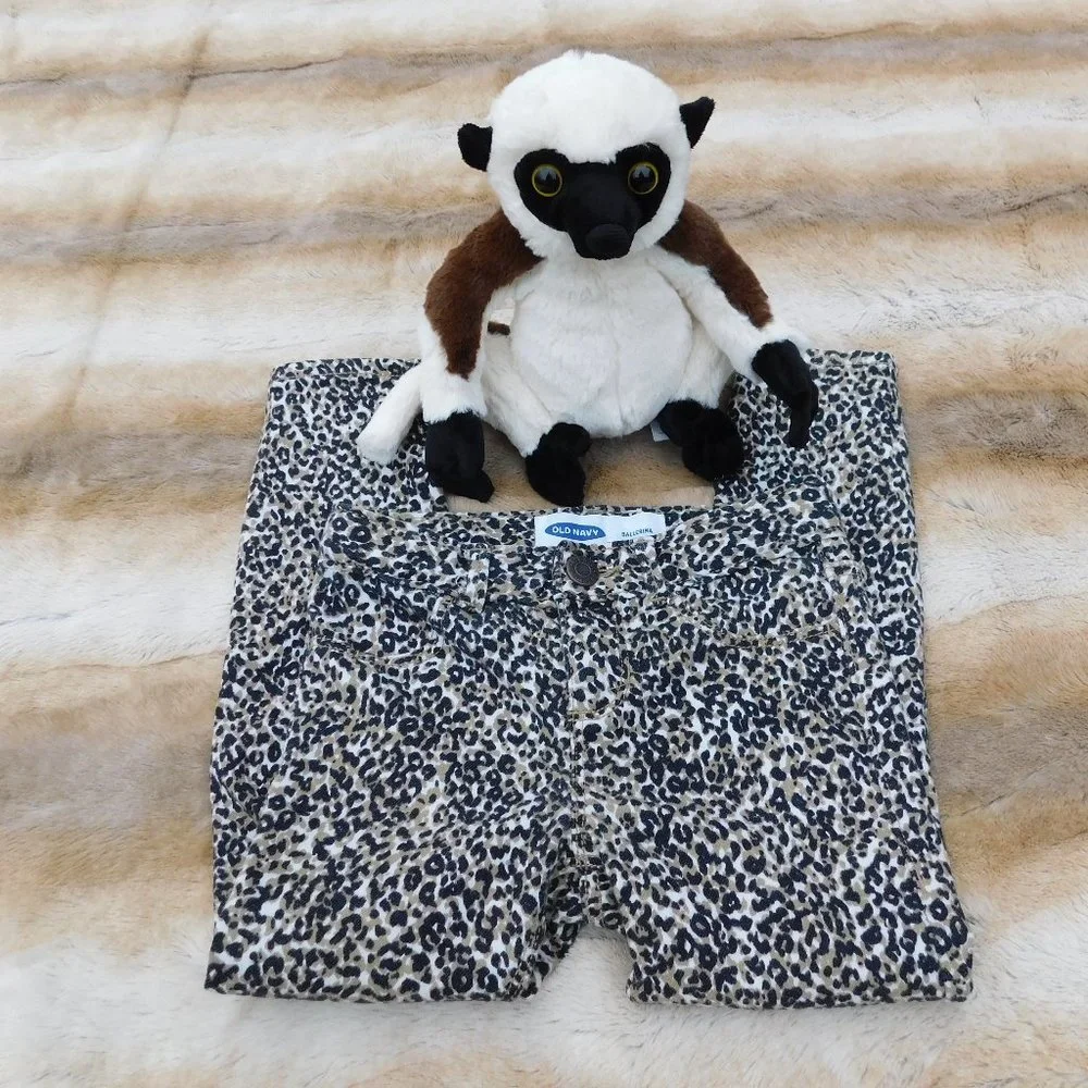 Old Navy 4T Animal Print Ballerina Jegging Jeans